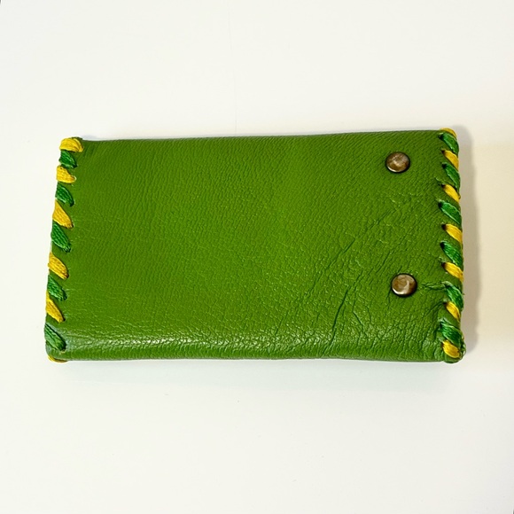 Handmade Leather Trifold Key Ring and Card Holder Case - Picture 8 of 10